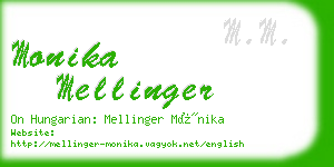 monika mellinger business card